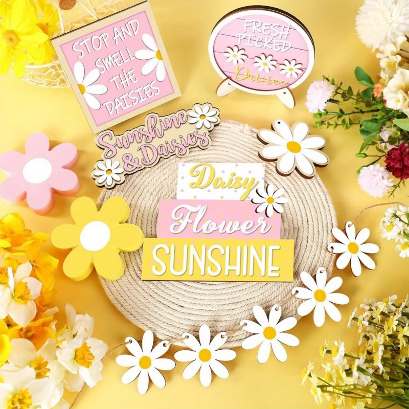 Home Decor Daisy - Dekorasi Nampan Bertingkat Daisy, Hiasan Meja