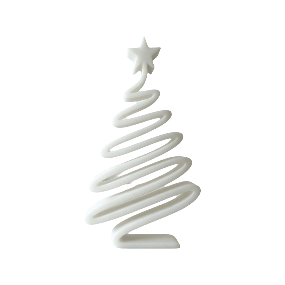 Home Xmas Decor Ideas - Figur Natal Cetak 3D Sederhana Bentuk