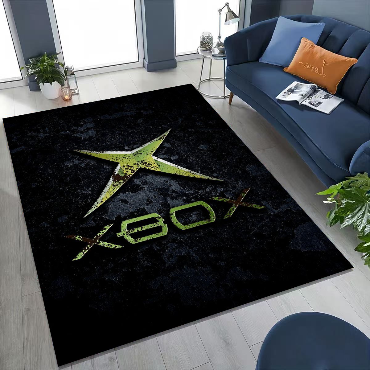 Home Decor Xbox Games - Karpet Permadani Logo Seni XBOX Pengontrol