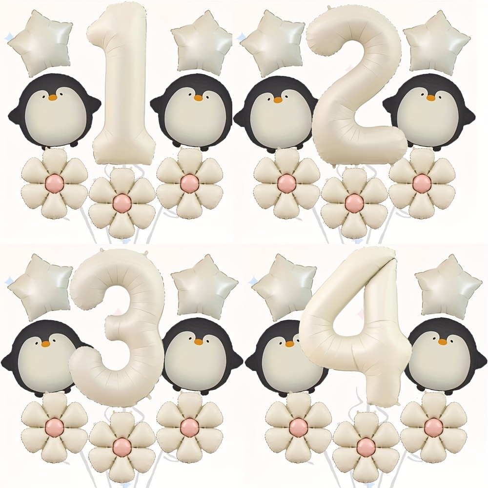 Home Decor Daisy - 8 Buah Set Balon Warna Krim