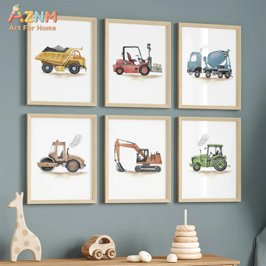 Home Decor Japandi - 6pcs Poster Dekorasi Rumah Kamar Tidur