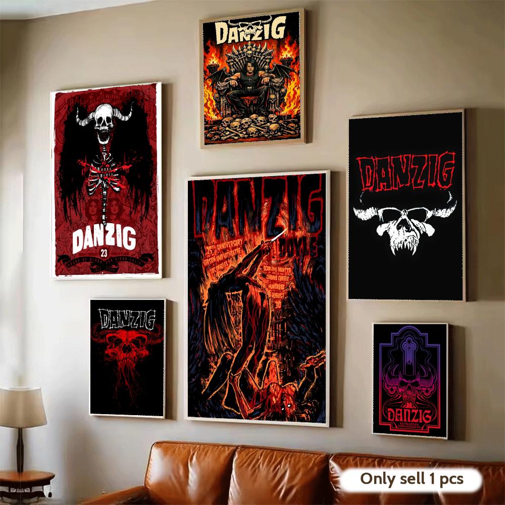 Home Decor Living Room Ideas - Poster Band Heavy Metal D-Danzig Stiker