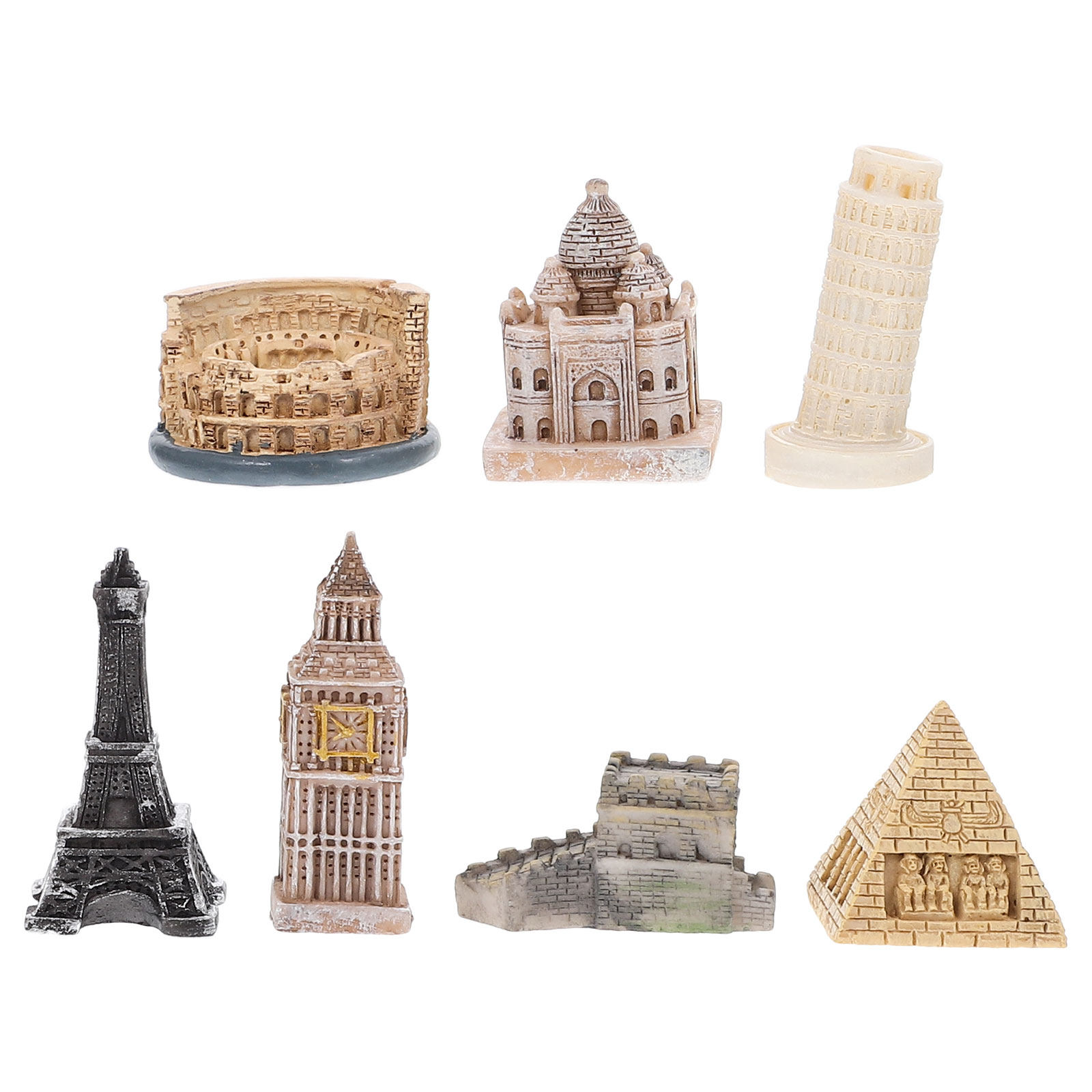 Home Decor Resin - 7 Buah Patung Romawi Realistis dari