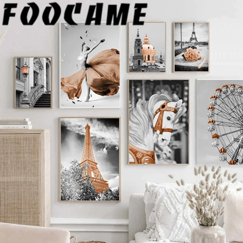 Home Decor Pt - Lukisan Tarian Kincir Ria Menara Eiffel