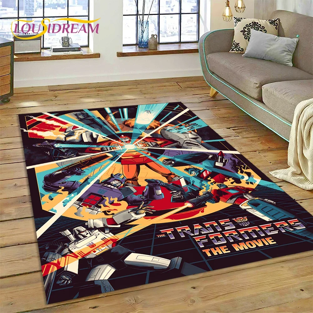 Home Decor Games Online Free - Karpet 3D Kartun T-transformers Autobots untuk