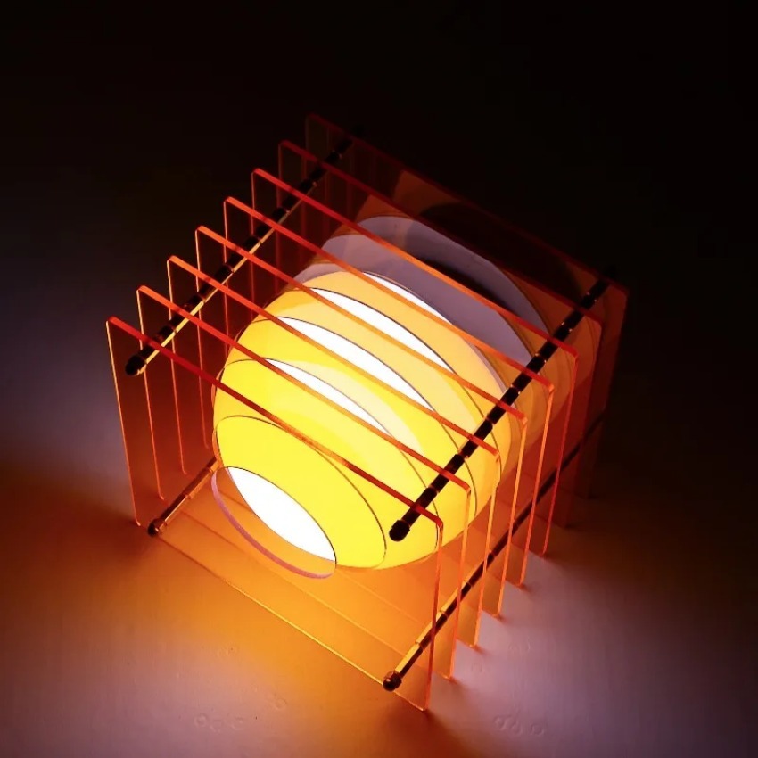 Home Decor Light - Lampu Bulan DIY Akrilik Seribu Lapis
