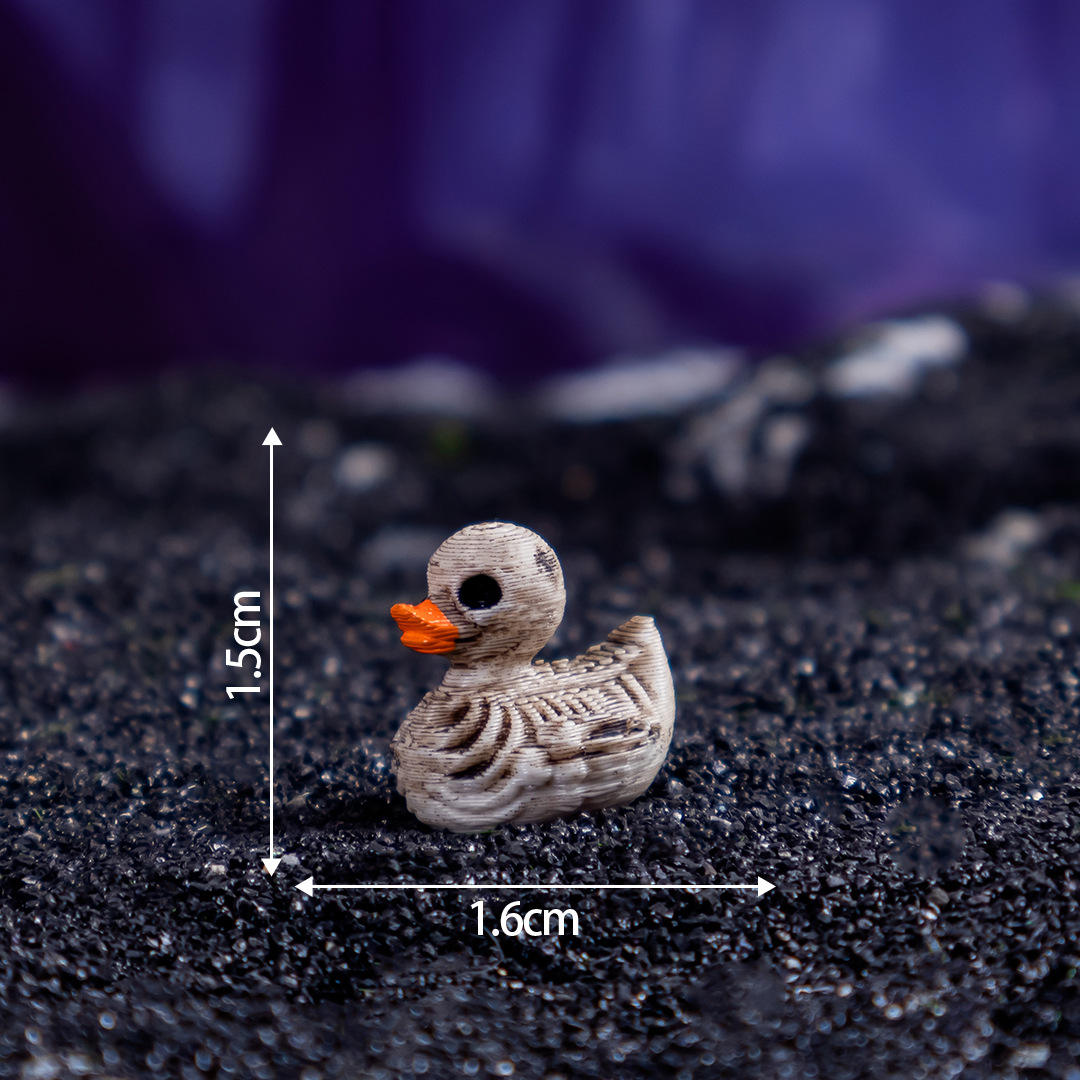 Home Decor Resin - Ornamen Patung Bebek Tengkorak Gotik dari
