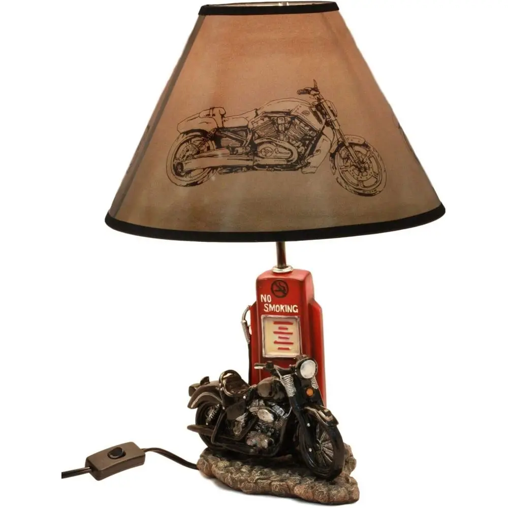 Home Decor Light - Lampu Meja Pompa Bensin Motor Retro
