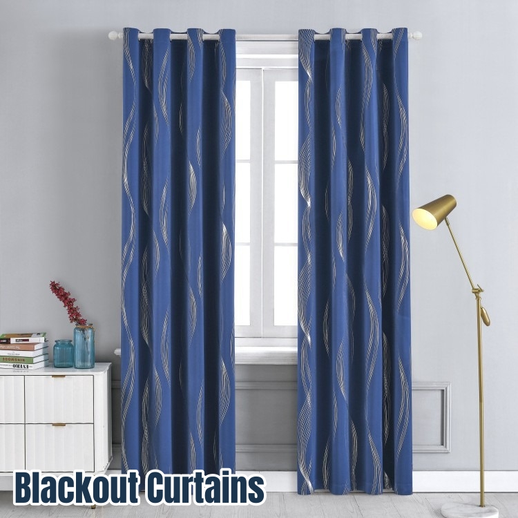 Blackout Curtains - Tirai Blackout Hitam untuk Jendela Ruang