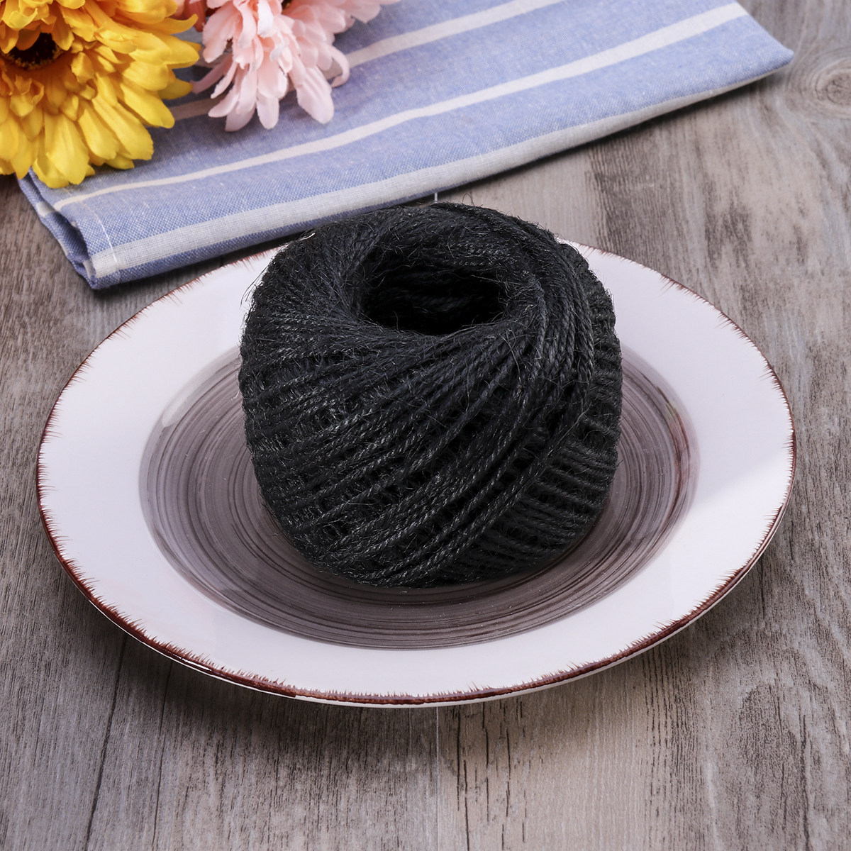 Tali Jute Alami untuk Kerajina - Home Decor Diy Ideas ulasan dan harga