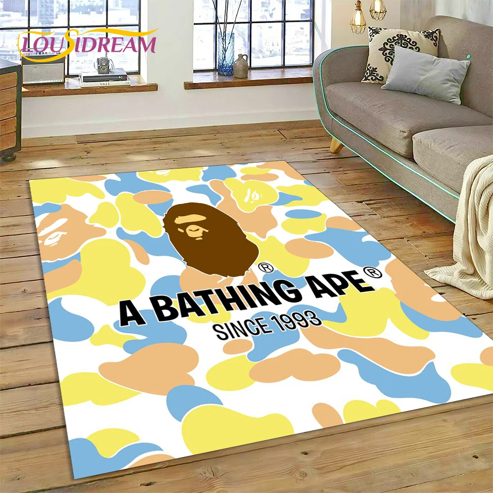 Karpet Mode B-BAPE Cetak 3D un - Home Decor Games Online Free ulasan dan harga
