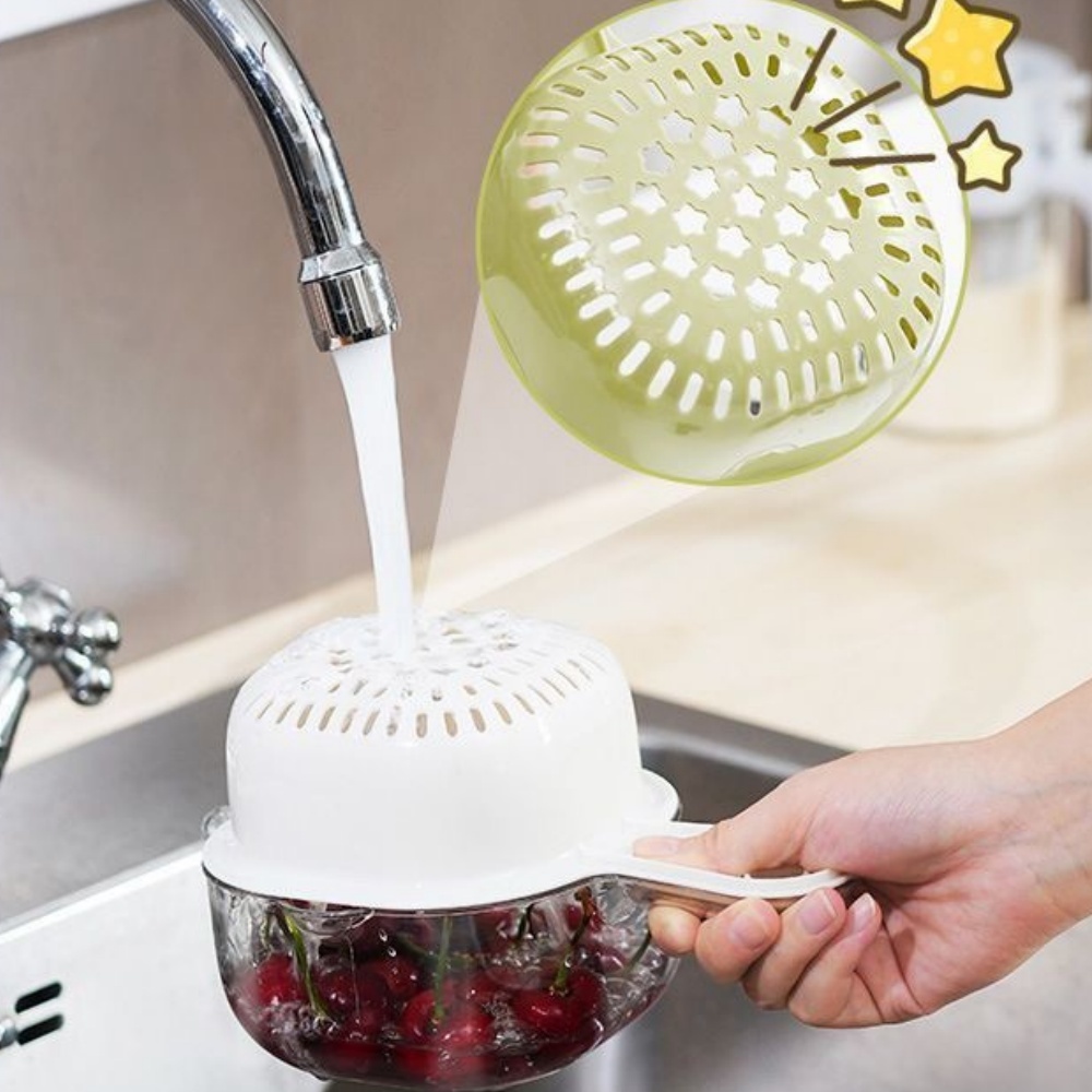 Keranjang Cuci Buah Dopamine D - Woven Wall Basket ulasan dan harga