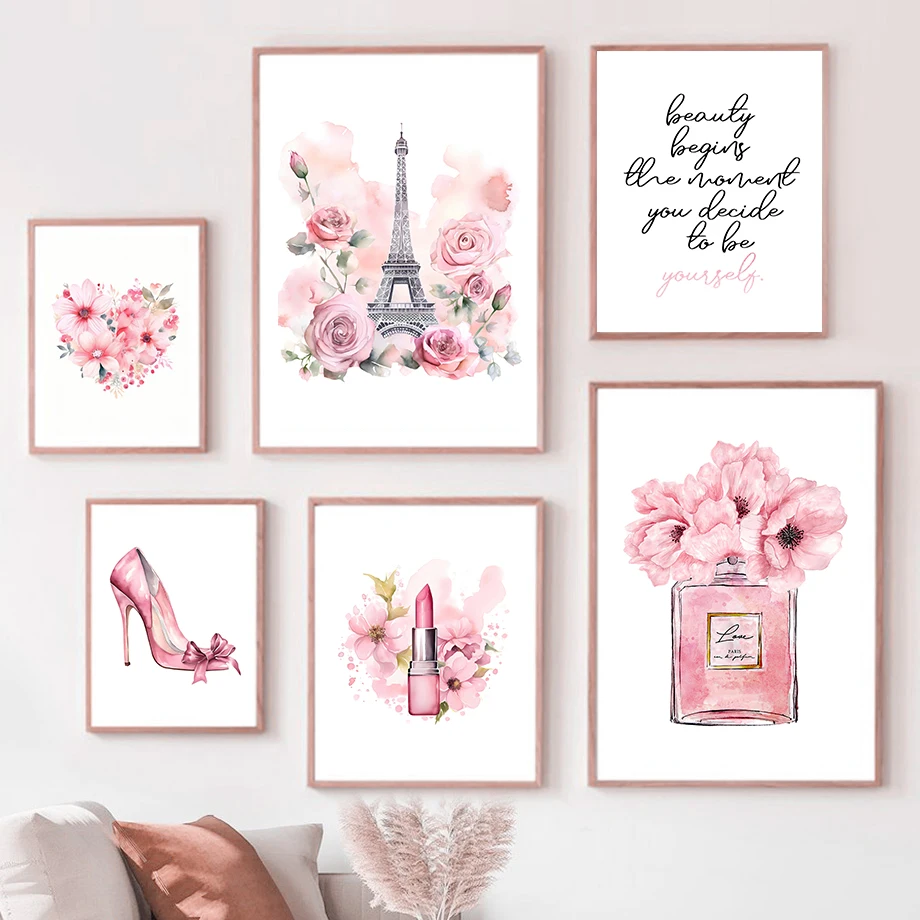 Poster Seni Mode Paris Lukisan - Home Decor Japandi ulasan dan harga