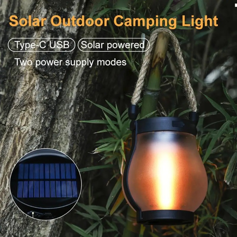 Lampu Api Surya USB Isi Ulang  - Rope Light Decoration ulasan dan harga