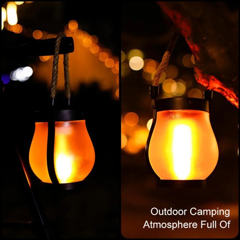 Lampu Api Surya USB Isi Ulang  - Rope Light Decoration ulasan dan harga