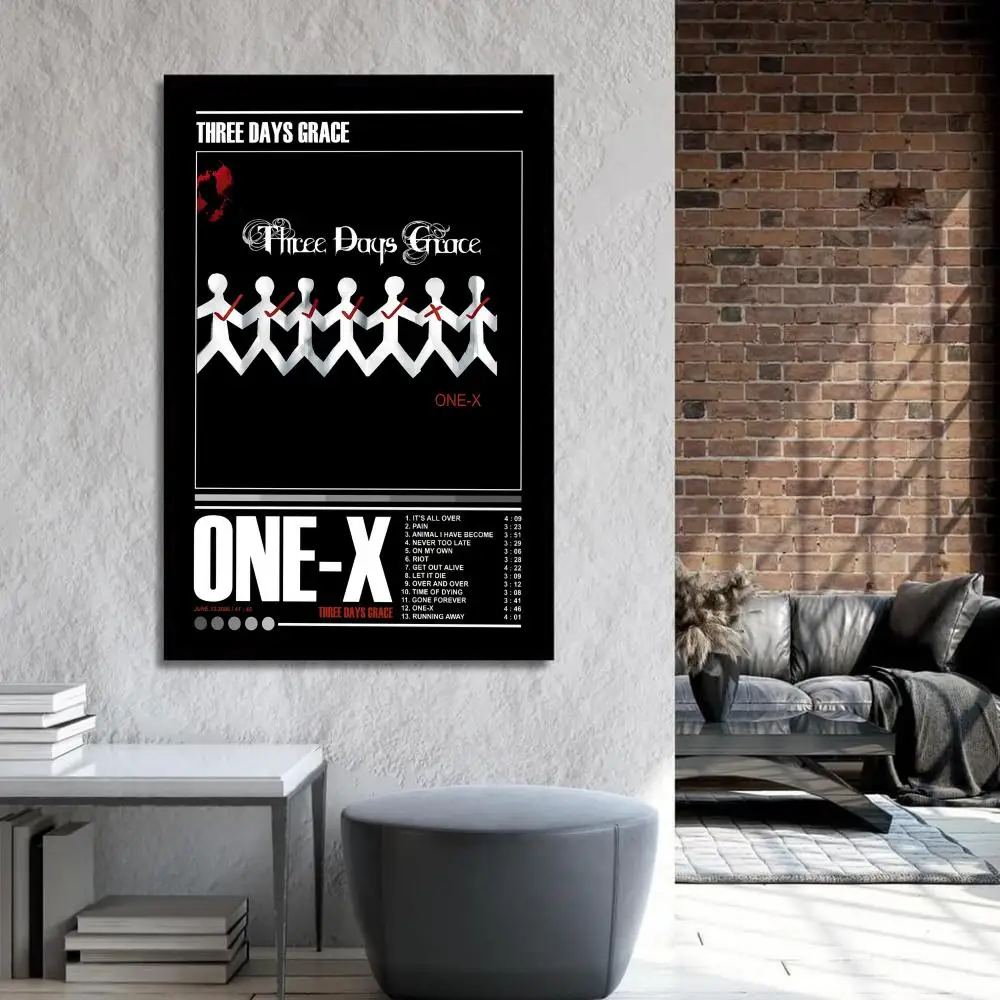 Poster Seni Dinding Band Rock  - Home Decor Living Room Ideas ulasan dan harga