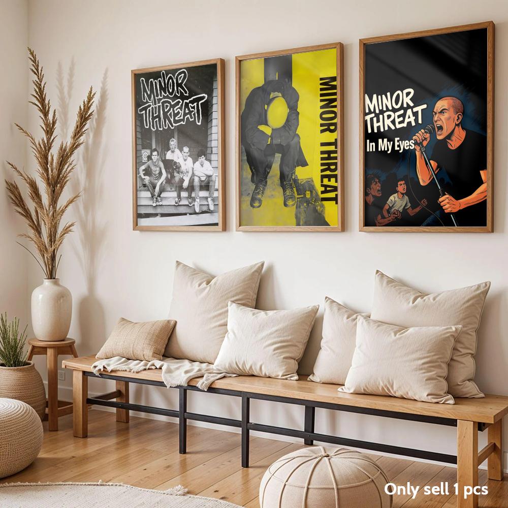 Poster Band Rock M-Minor Threa - Home Decor Living Room Ideas ulasan dan harga