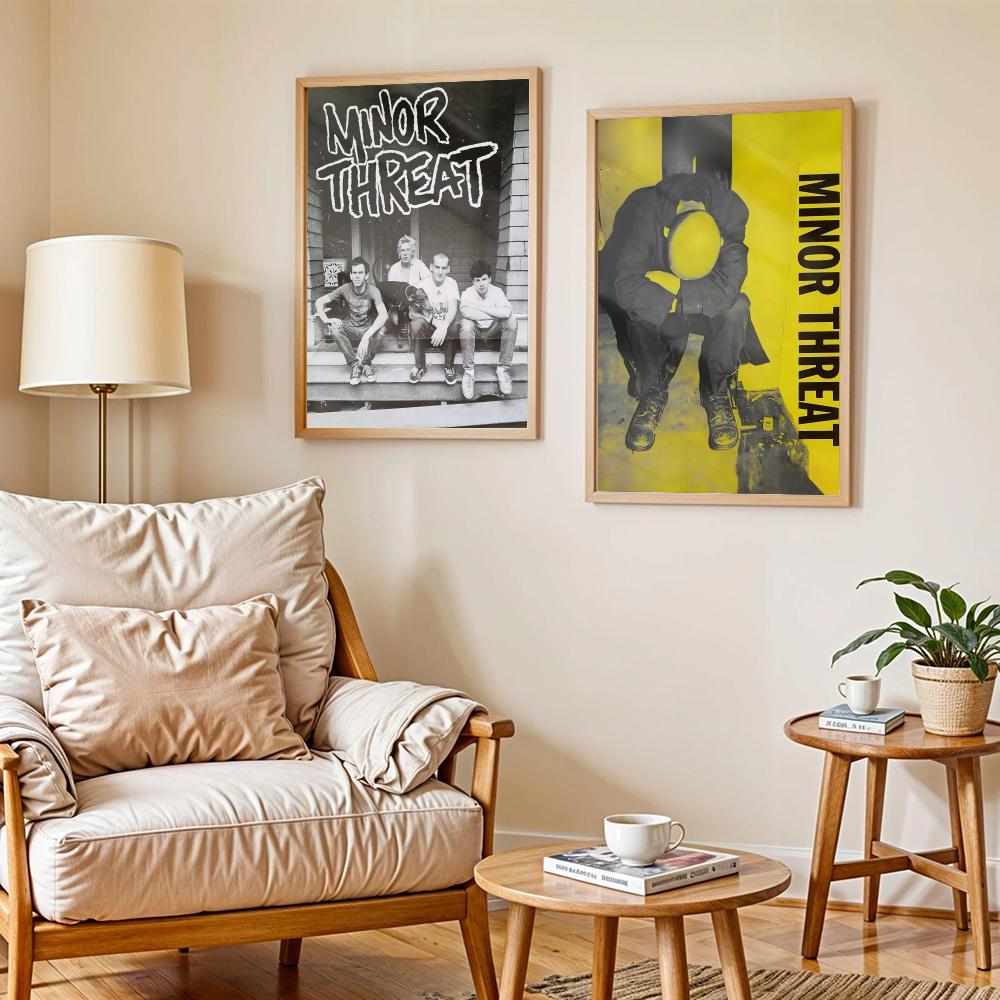 Poster Band Rock M-Minor Threa - Home Decor Living Room Ideas ulasan dan harga