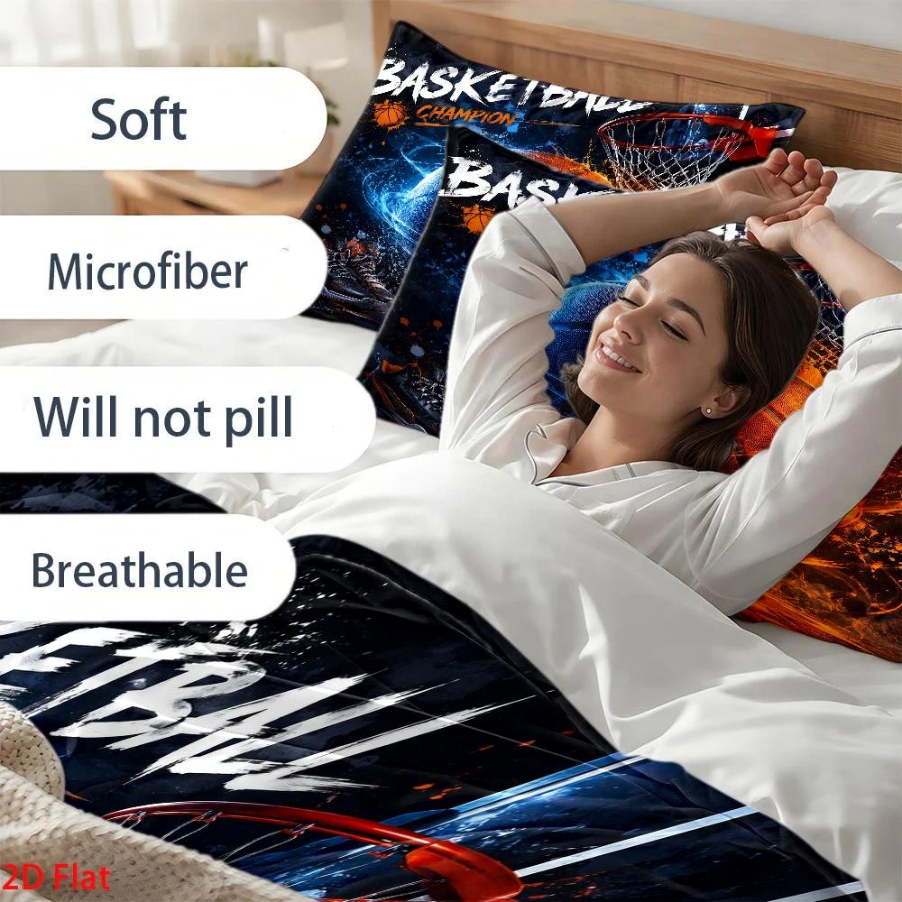 Set Sprei Bermotif Bola Basket - Home Decor Minimalist Style ulasan dan harga