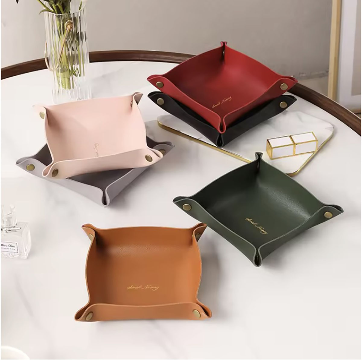 Baki Penyimpanan Kulit Gaya No - Home Decor Japandi ulasan dan harga