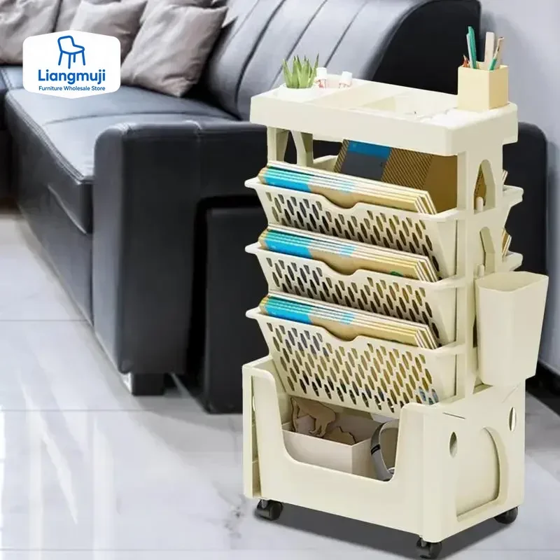 Rak Buku 5 Tingkat Dapat Dipin - Home Decor On Wheels ulasan dan harga