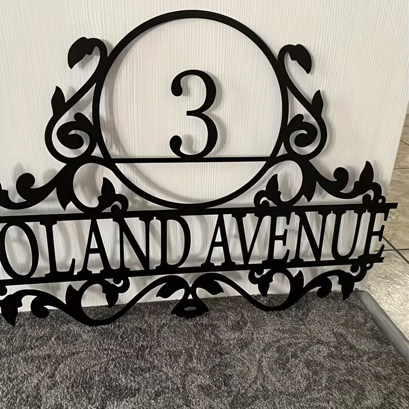 Papan Nomor Rumah & Nama Jalan - Home Decor Names ulasan dan harga