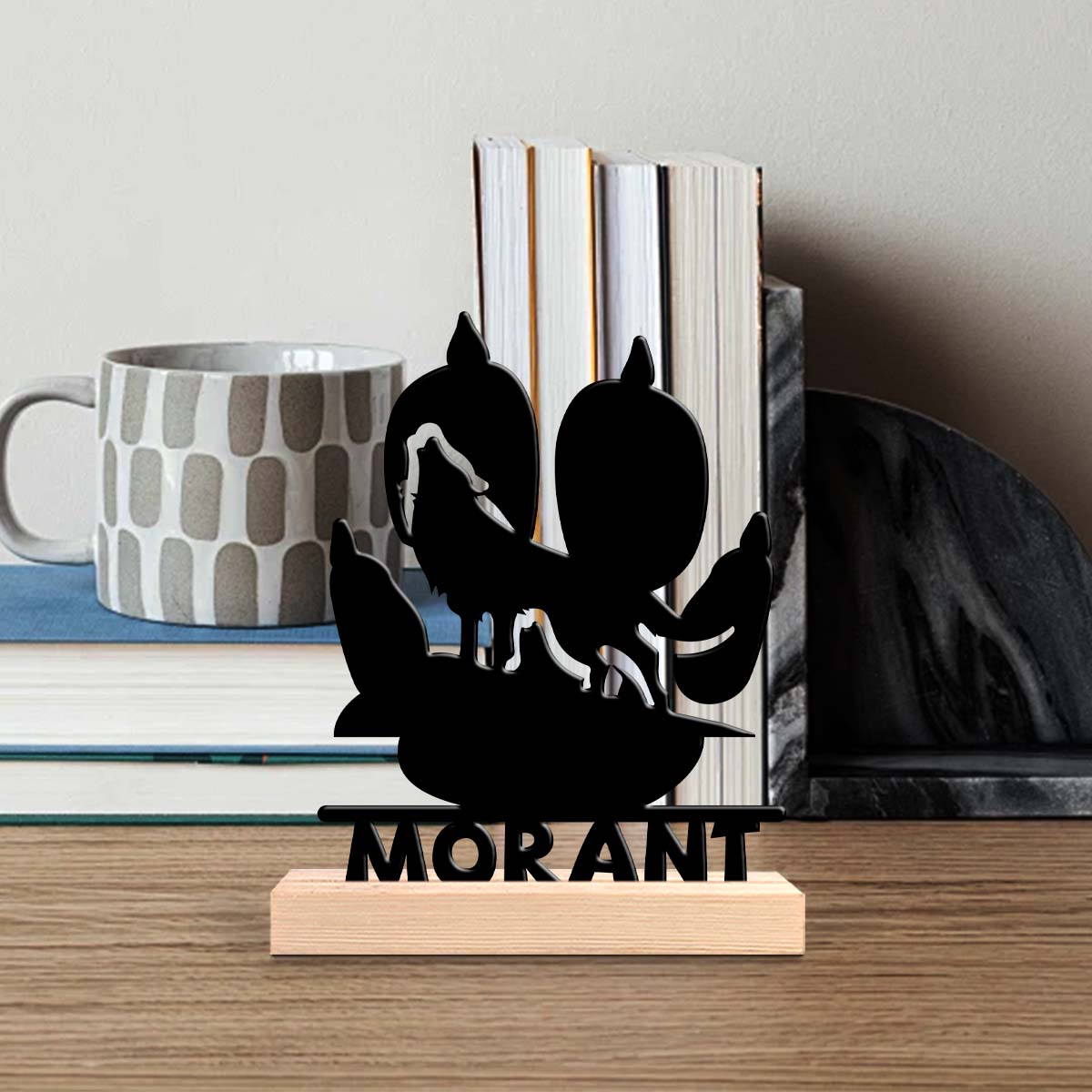 1 buah Ornamen Logam Minimalis - Home Decor Names ulasan dan harga