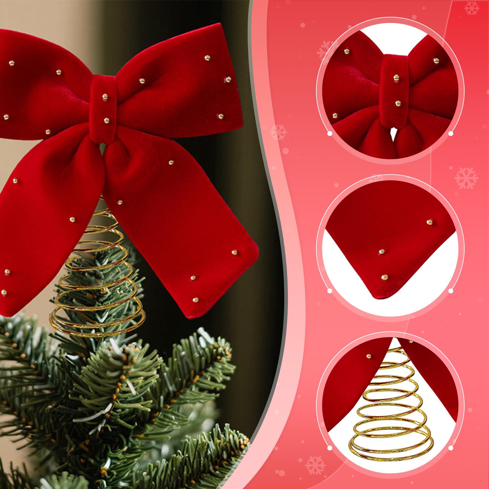 Hiasan Puncak Pohon Natal Eleg - Home Xmas Decor Ideas ulasan dan harga