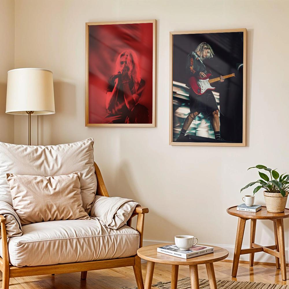 Poster Gitaris E-Emily Armstro - Home Decor Living Room Ideas ulasan dan harga