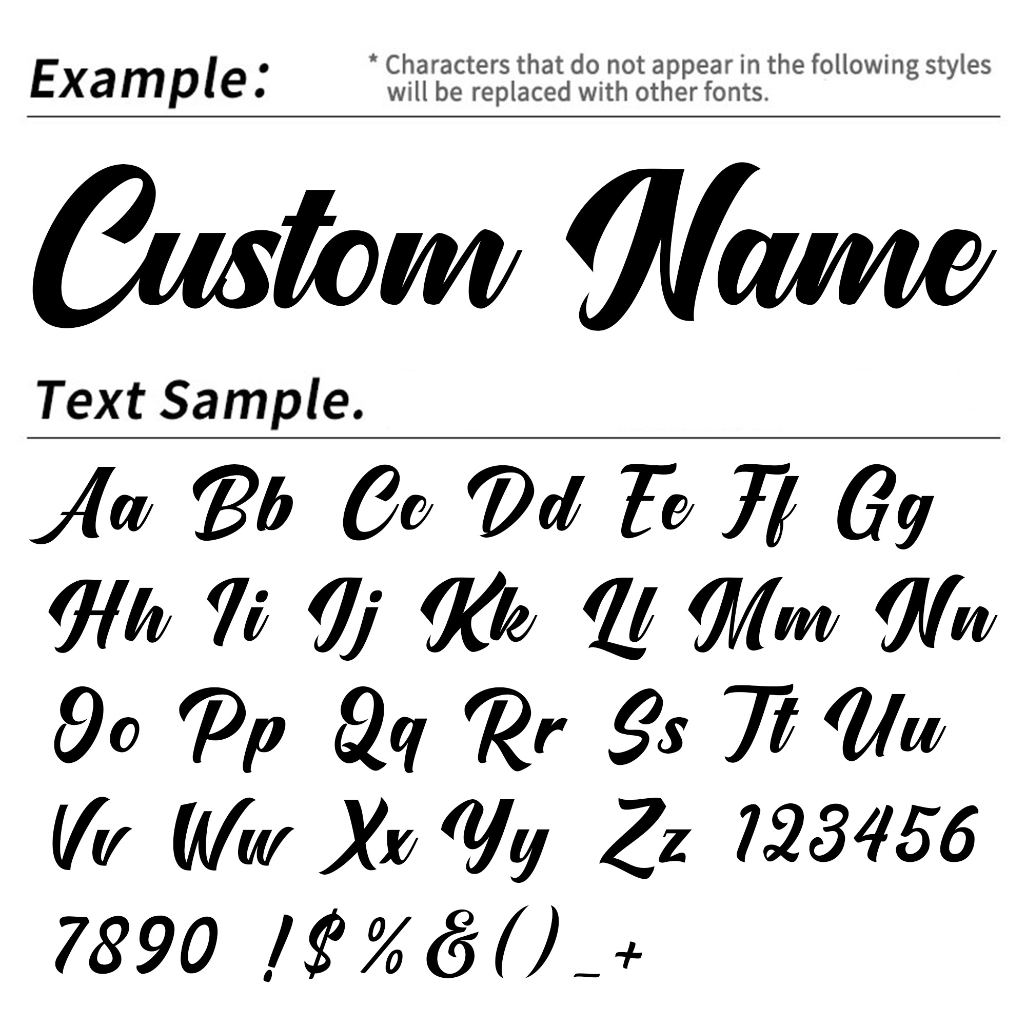 3 Buah Stiker Nama Kustom Stik - Home Decor Names ulasan dan harga