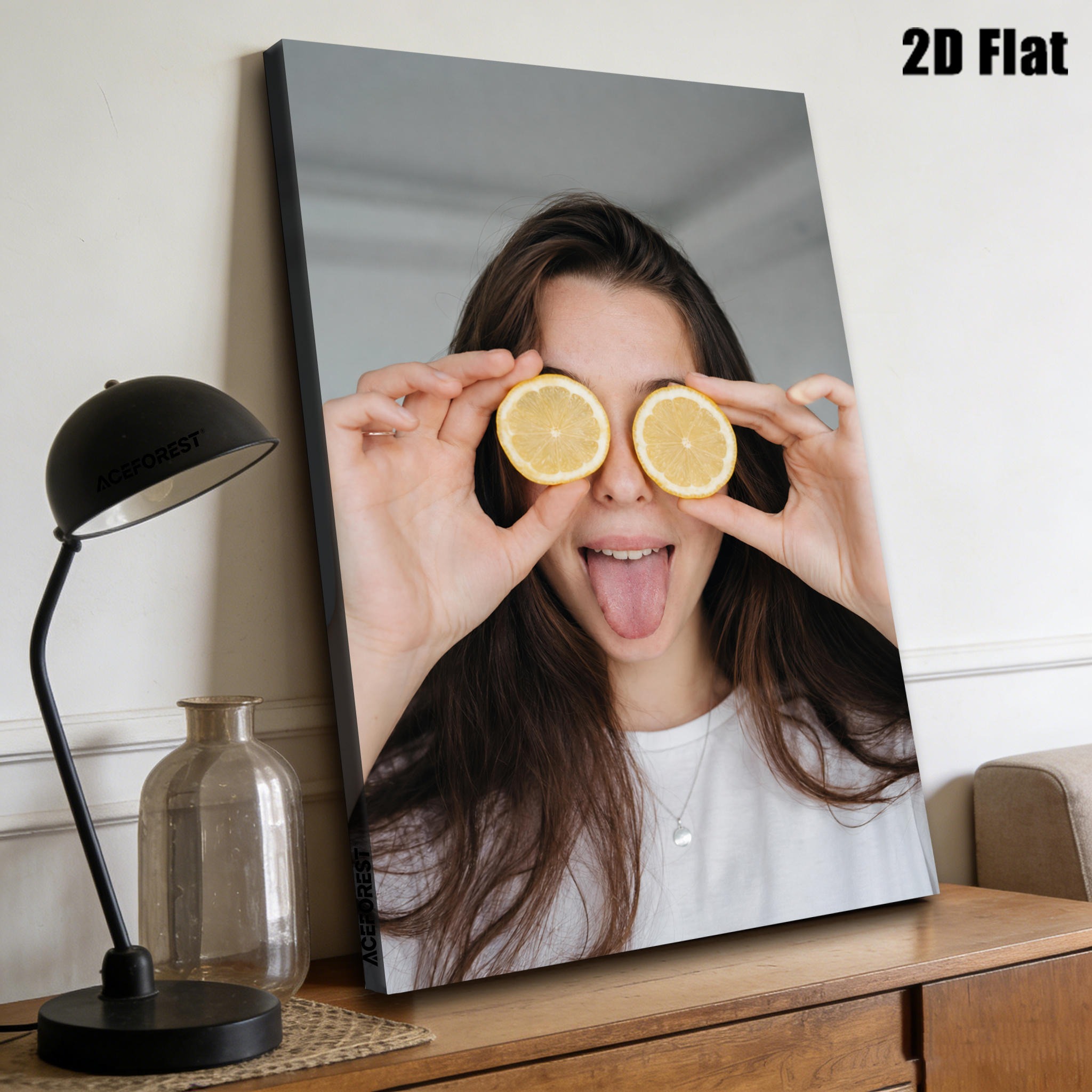 Lukisan Kanvas Potret Keluarga - Home Decor Wall Pictures ulasan dan harga