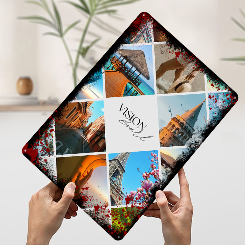 Poster Cetak Kolase Papan Visi - Home Decor Vision Board ulasan dan harga