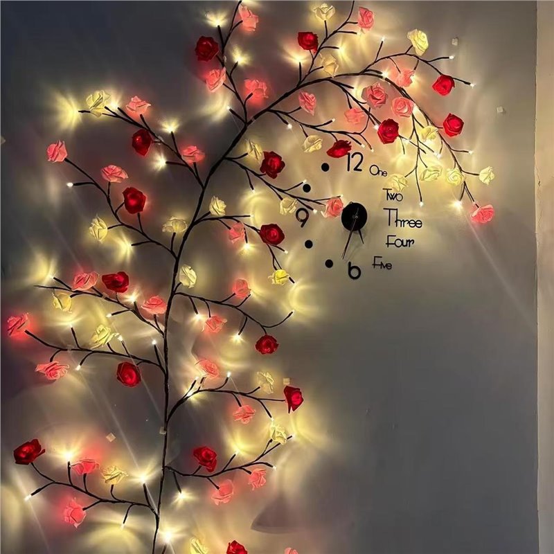Lampu Hias USB DIY Maple Rose  - Home Decor Light ulasan dan harga