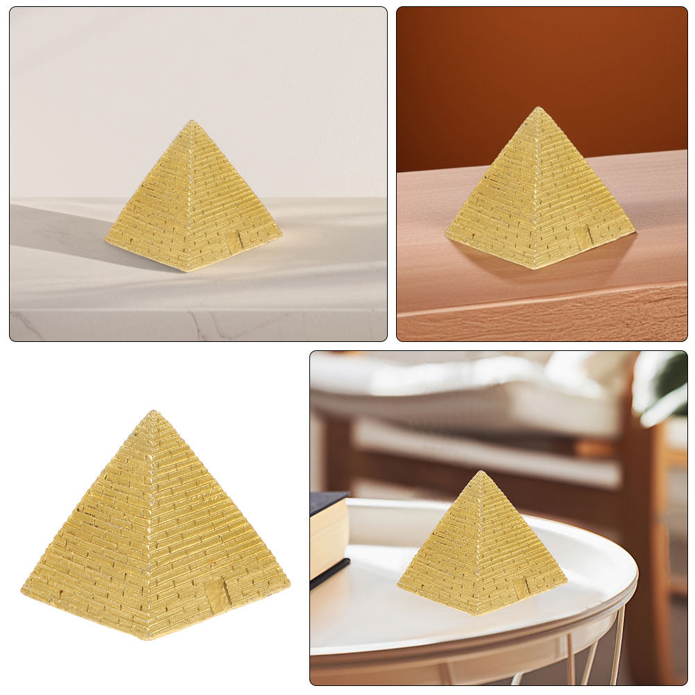 3 Buah Dekorasi Piramida Mesir - Home Decor Resin ulasan dan harga