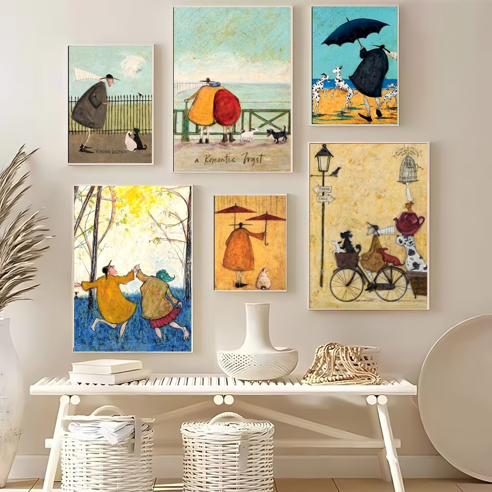 1 Buah Poster Seni S-Sam T-tof - Home Decor Living Room Ideas ulasan dan harga