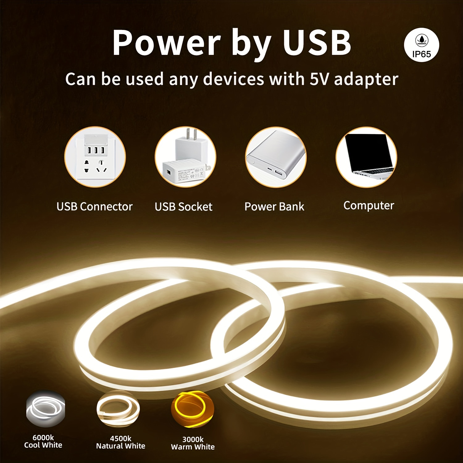 Lampu LED Neon Strip 5V USB Se - Rope Light Decoration ulasan dan harga