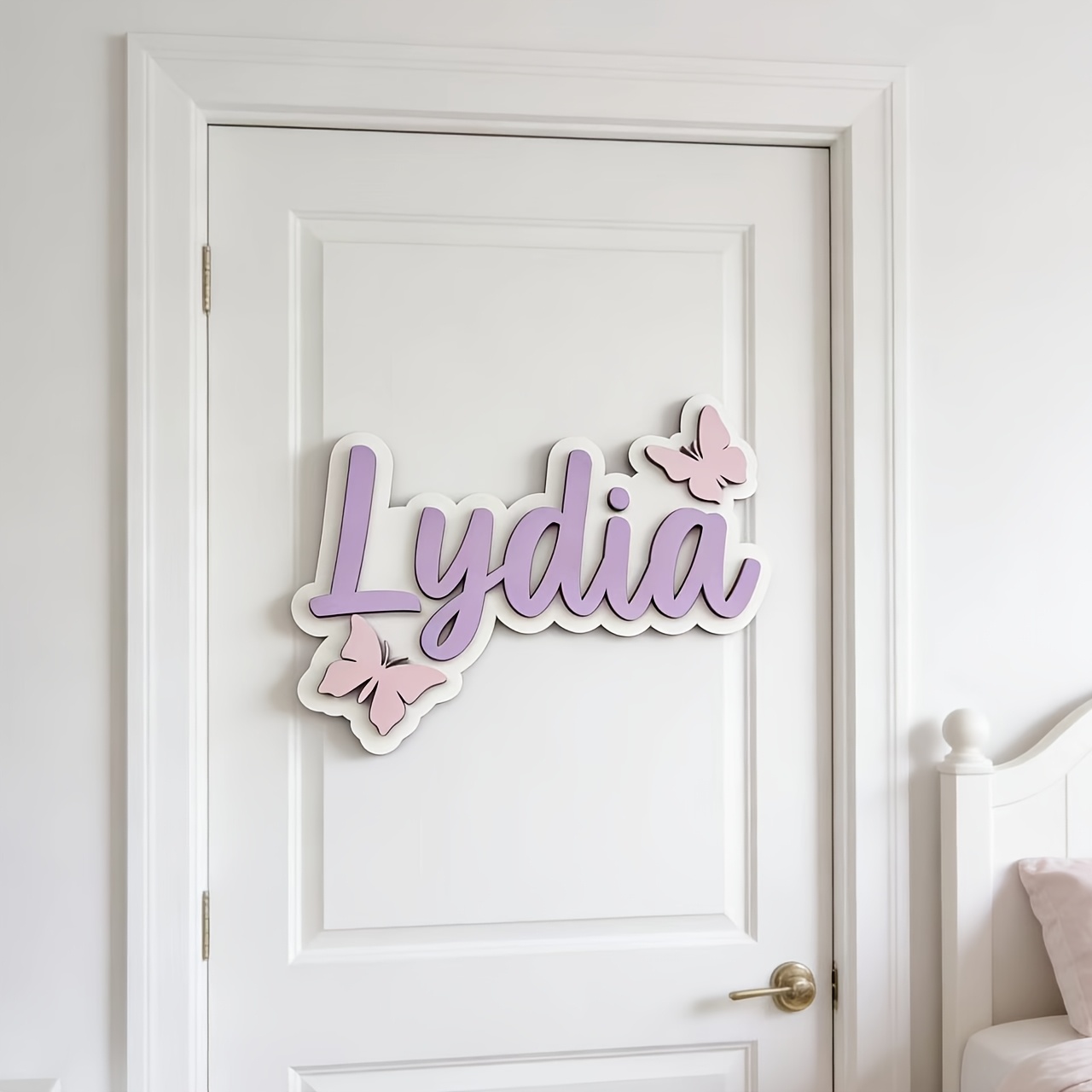 Tanda Kamar Nama Kupu-kupu Bir - Home Decor Names ulasan dan harga
