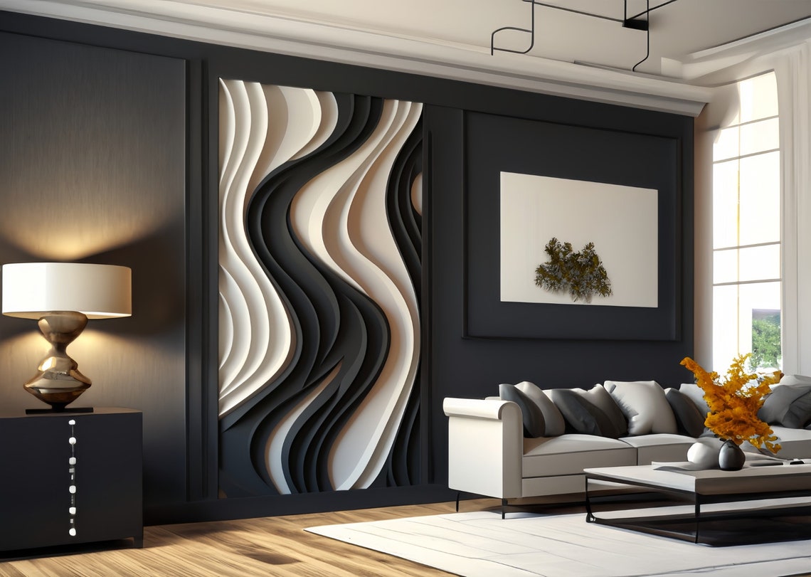 xx-Wave Strip Dekorasi Dinding - Home Decor Vision Board ulasan dan harga