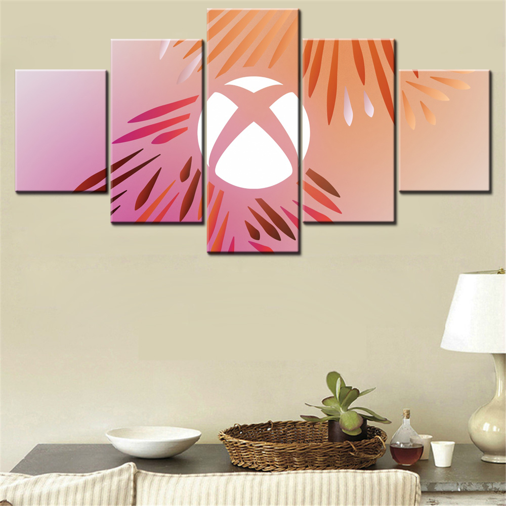 5 Buah Lukisan Poster Seni Din - Home Decor Xbox Games ulasan dan harga