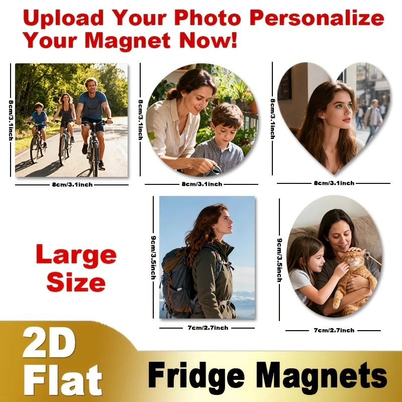 Magnet Kulkas Foto Kustom 2D D - Home Decor Unique ulasan dan harga
