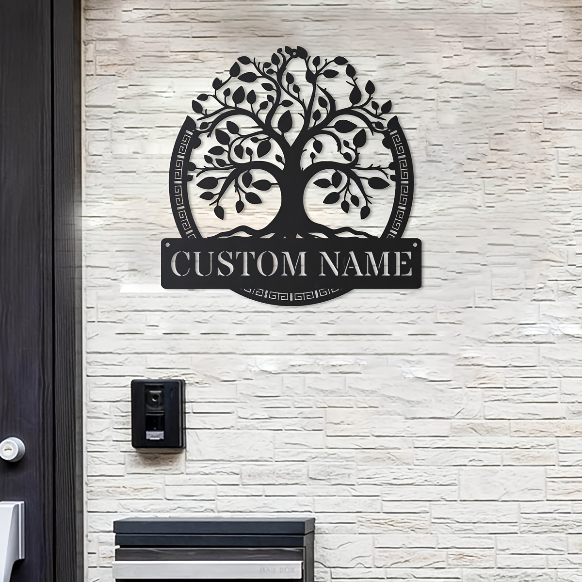 Seni Dinding Logam Kustom Poho - Home Decor Names ulasan dan harga
