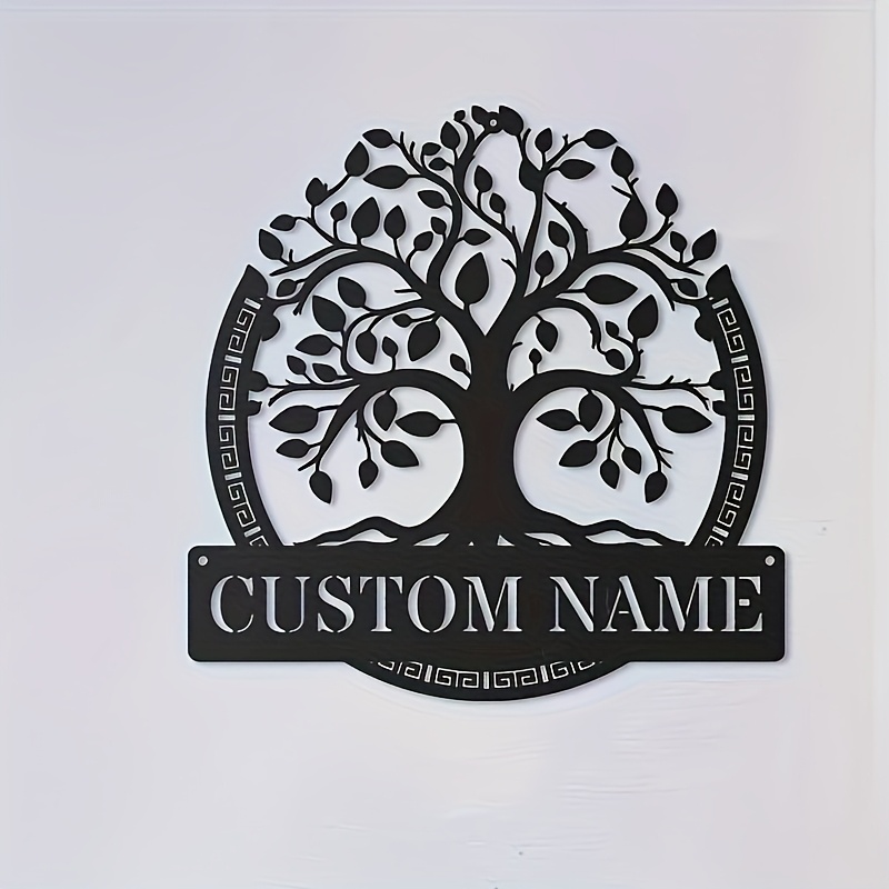 Seni Dinding Logam Kustom Poho - Home Decor Names ulasan dan harga