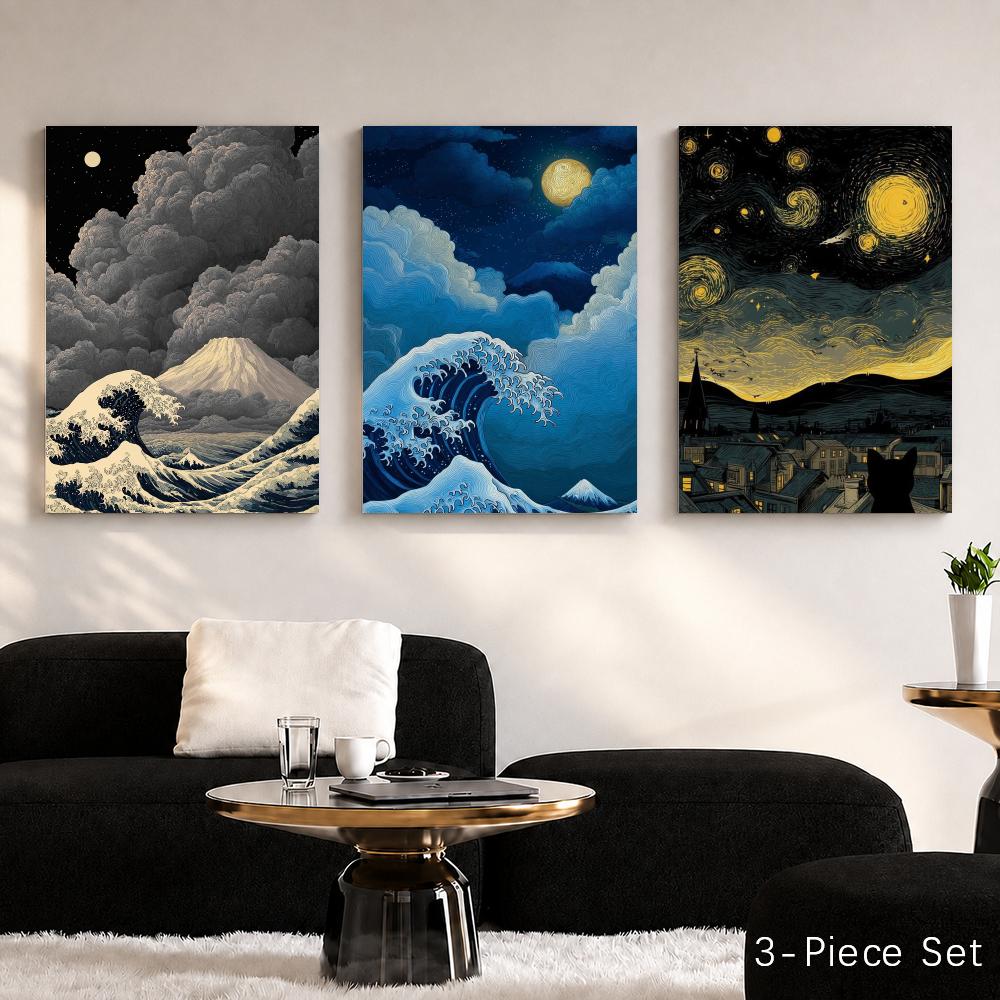 Lukisan Dinding Bergaya Japand - Home Decor Japandi ulasan dan harga