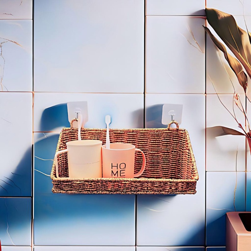 Keranjang Penyimpanan Gantung  - Woven Wall Basket ulasan dan harga
