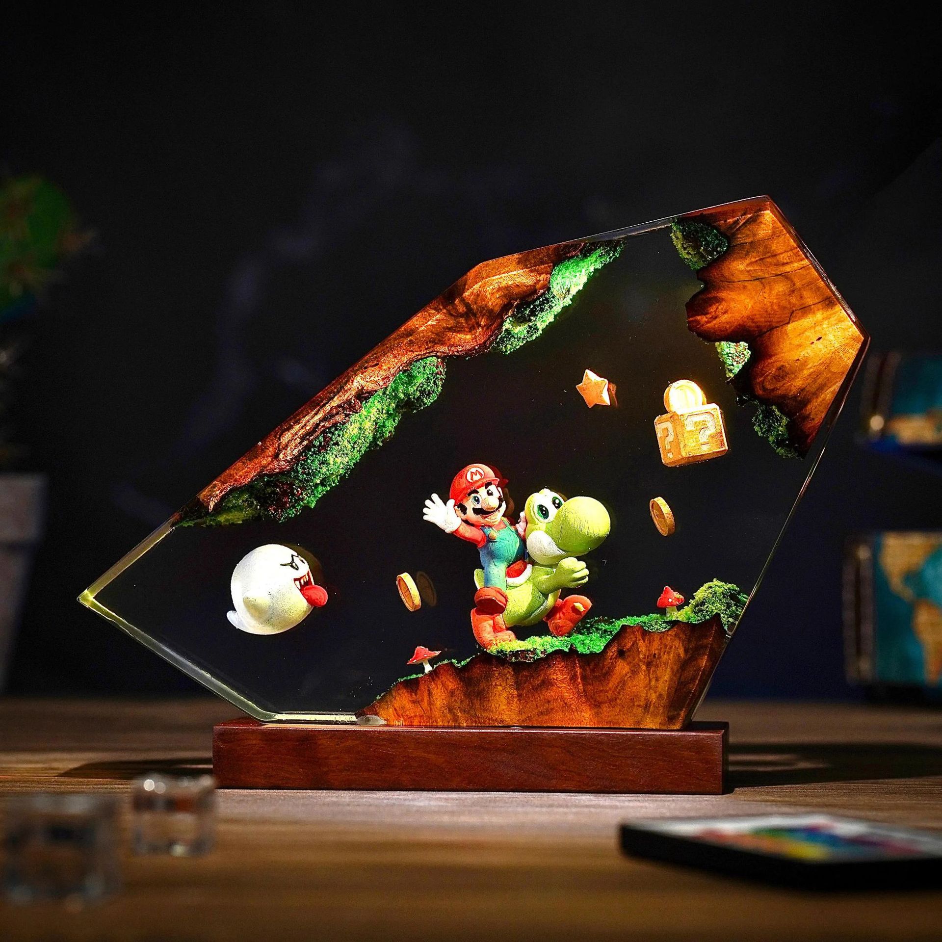 Lampu Resin Meja Figur Kartun  - Home Decor Resin ulasan dan harga