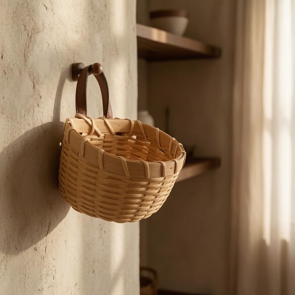 Keranjang Penyimpanan Anyaman  - Woven Wall Basket ulasan dan harga