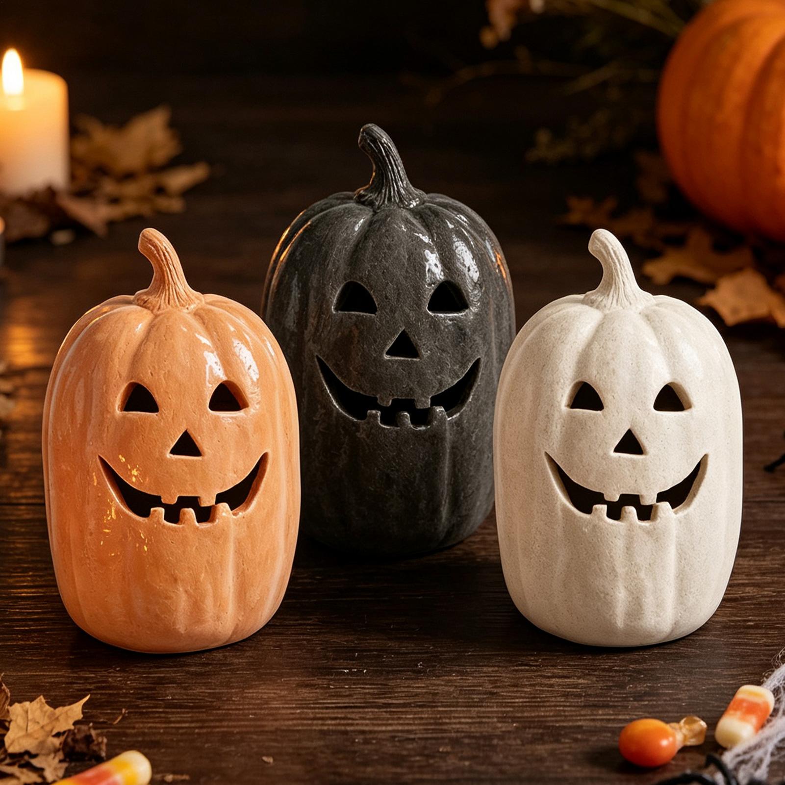 Kerajinan Labu Halloween Resin - Home Decor Resin ulasan dan harga