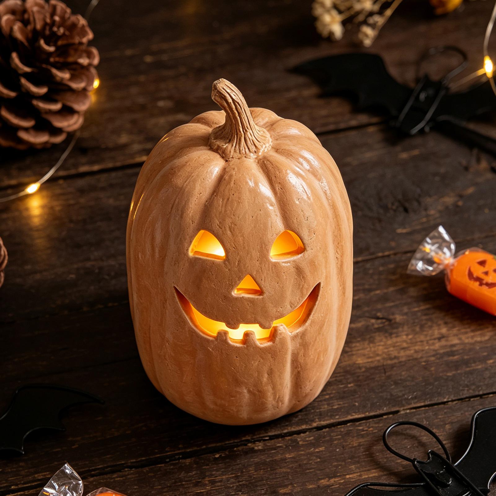 Kerajinan Labu Halloween Resin - Home Decor Resin ulasan dan harga