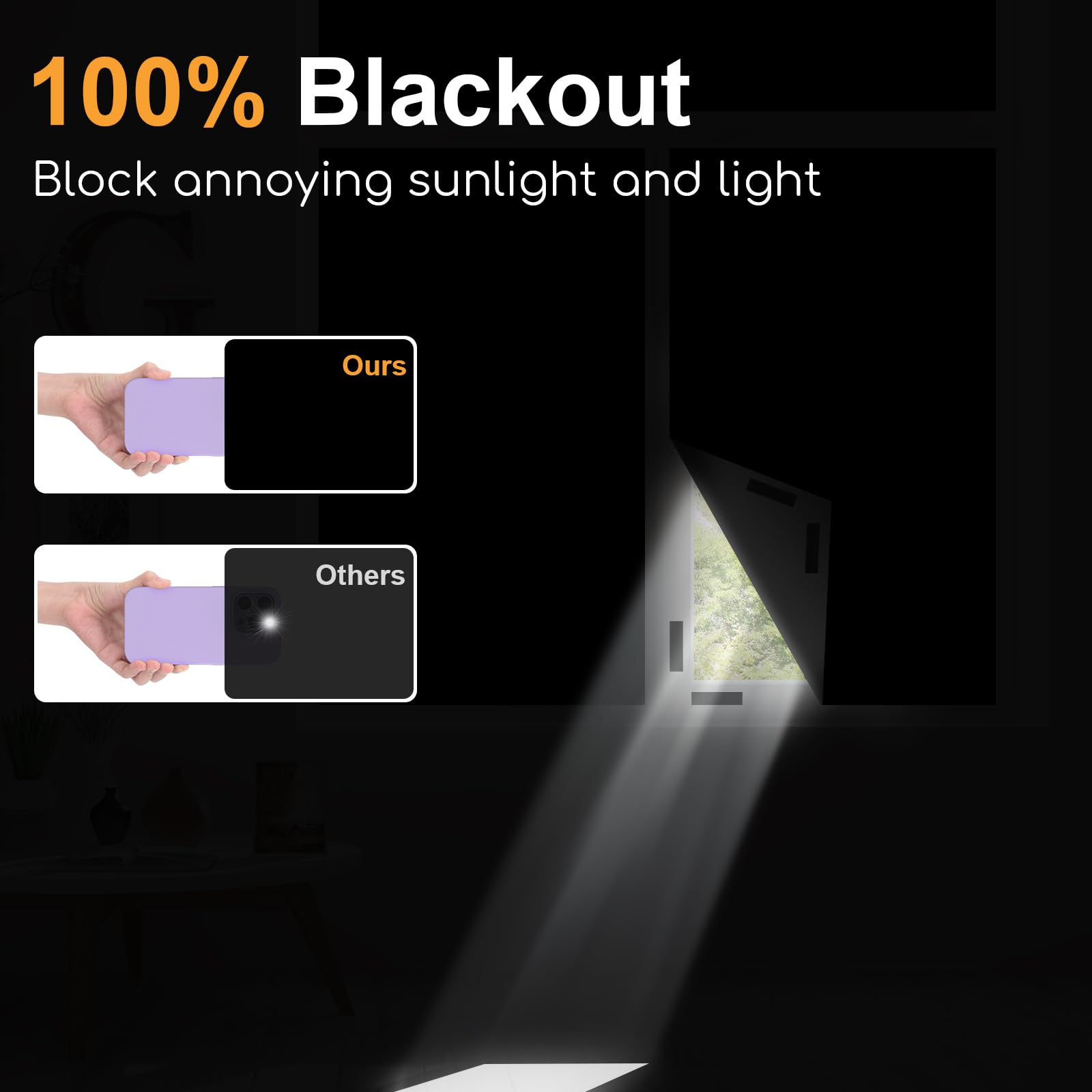 Tirai Blackout 100% Film Priva - Blackout Curtains ulasan dan harga