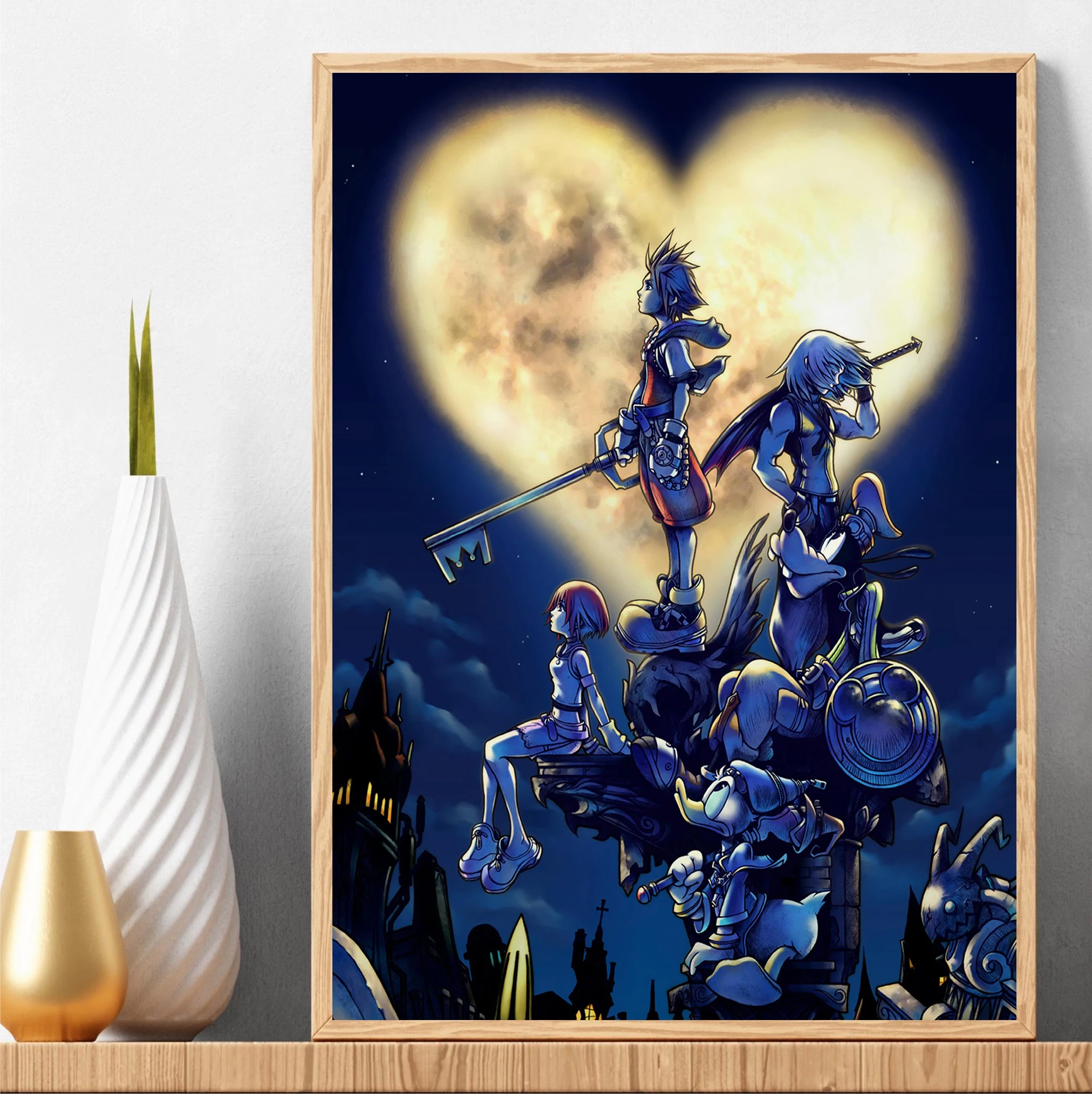 Poster Retro Kingdom Hearts An - Home Decor Japandi ulasan dan harga